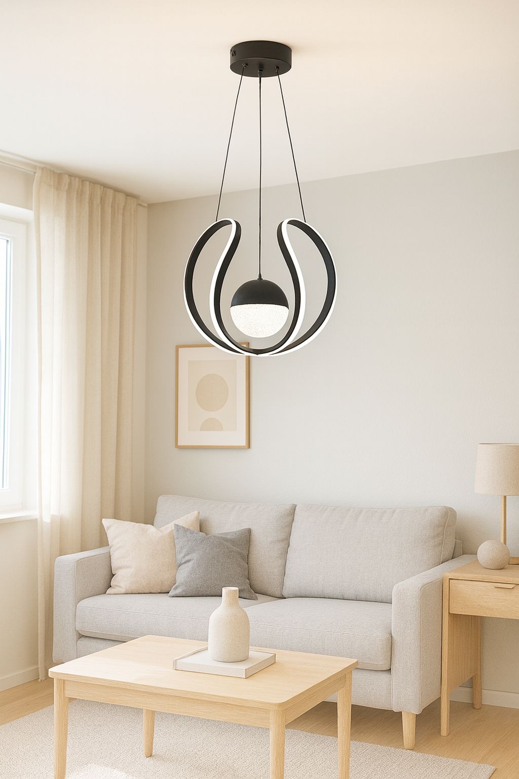 1002 - Ahtapot Orta 1 Top Led Avize