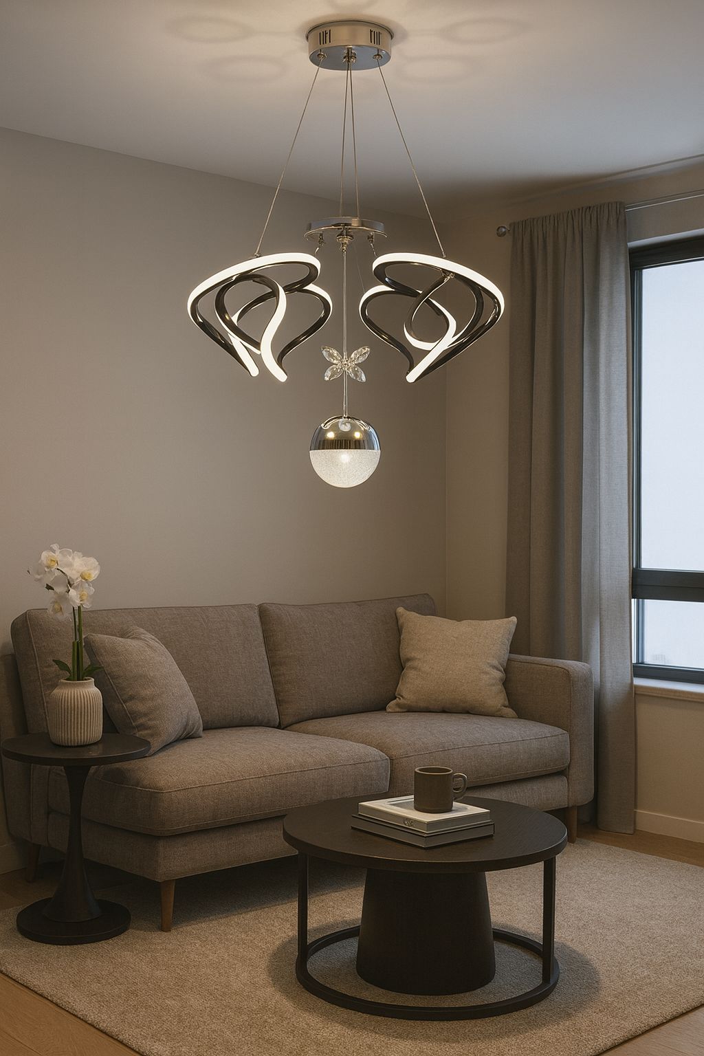 1022 - Dron Maksi  1 Top Led Avize