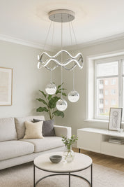 1050 - 2Li Taç 3 Top Led Avize