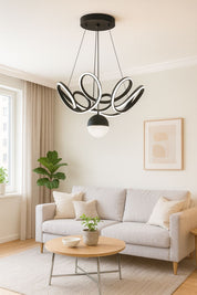 1060 - Leylak Büyük 1 Top Led Avize