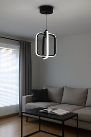 1075 - Kare Küçük Led Avize