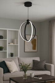 1076 - Yuvarlak Küre Büyük Led Avize