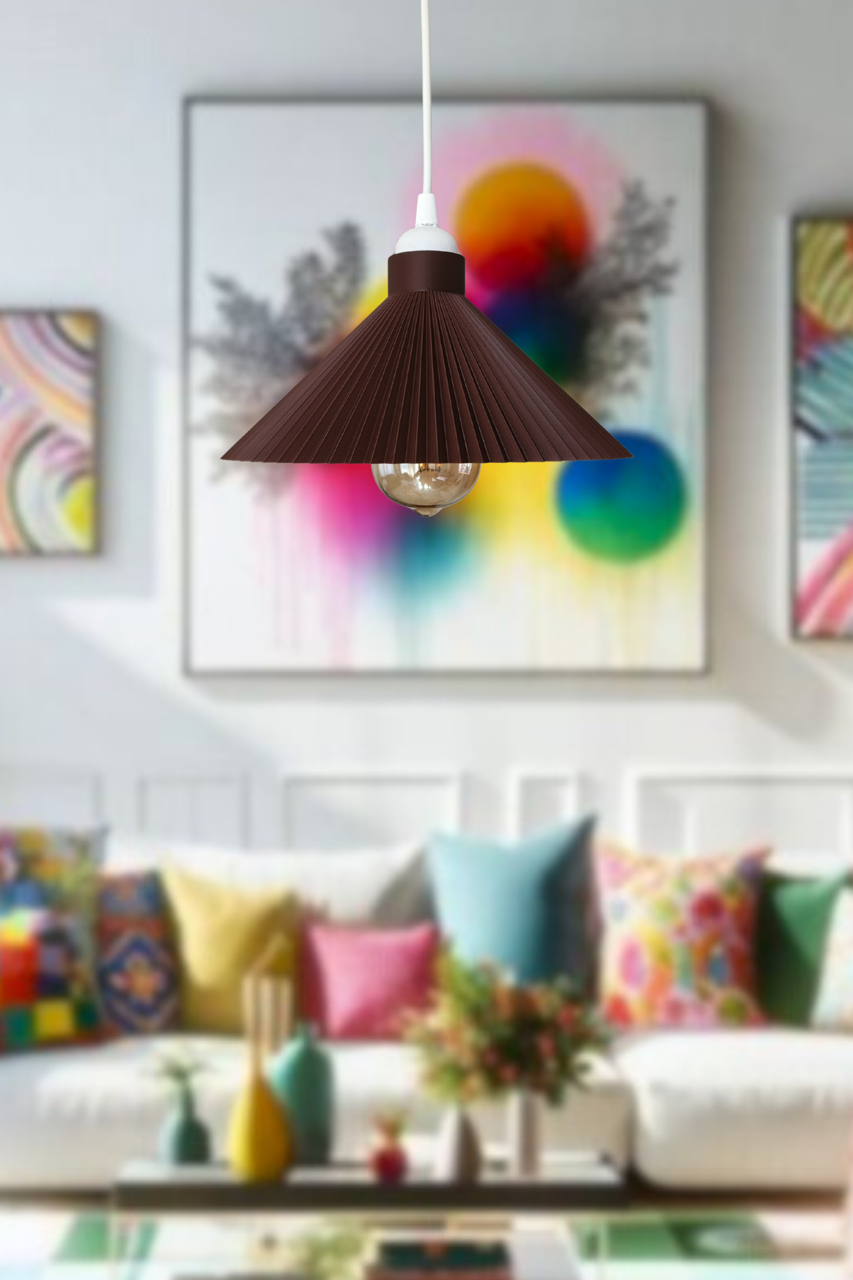 Pinterest Avize (Koyu Kahve)