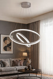 203 - Halka 2li 3 Kanal Led Avize