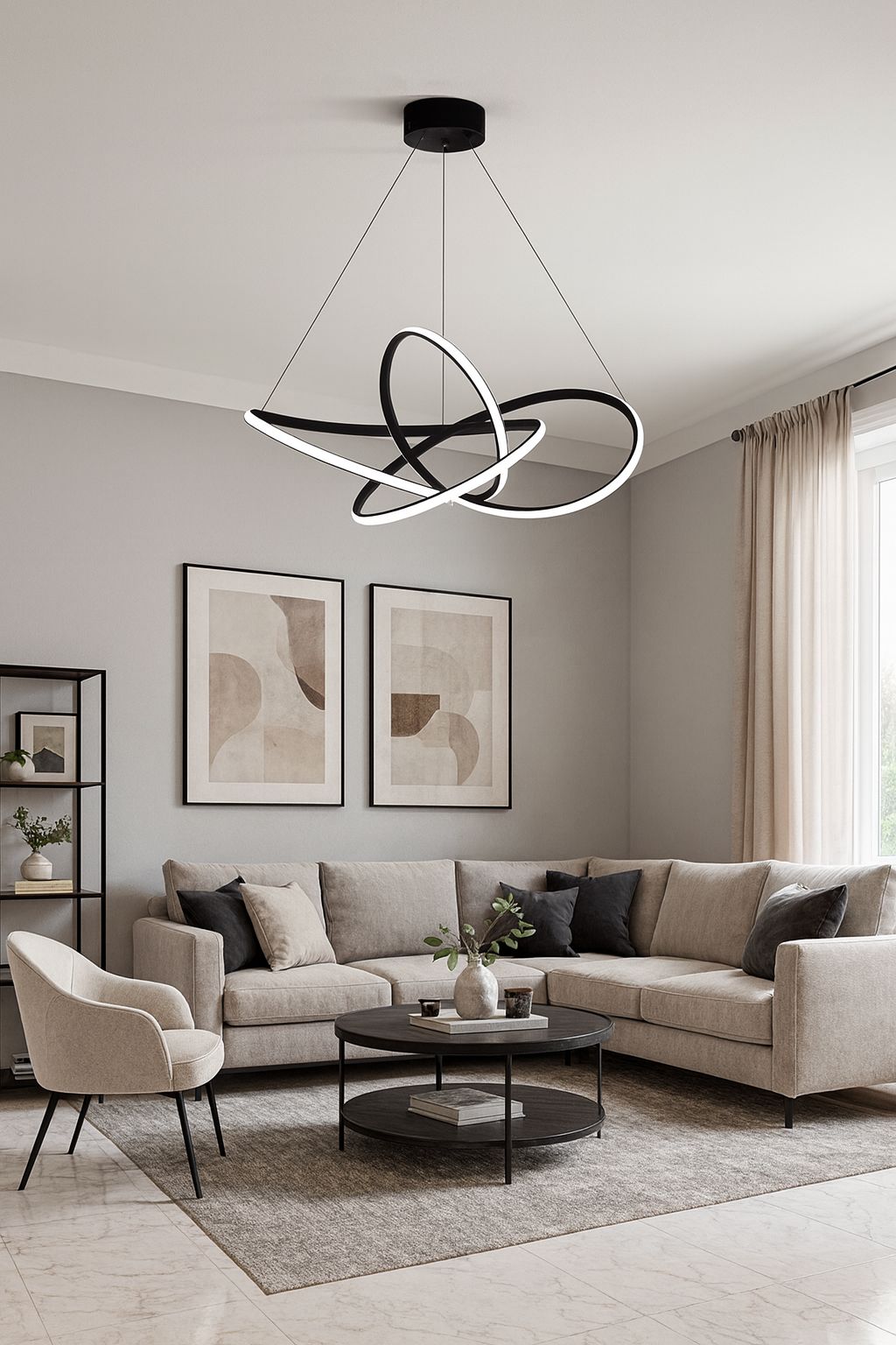 801 - Karmaşık Led Avize