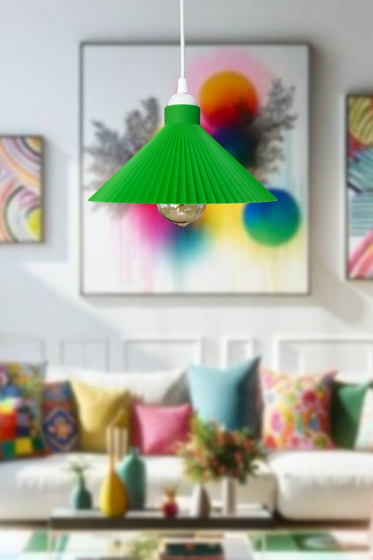 Pinterest Avize (Yeşil)