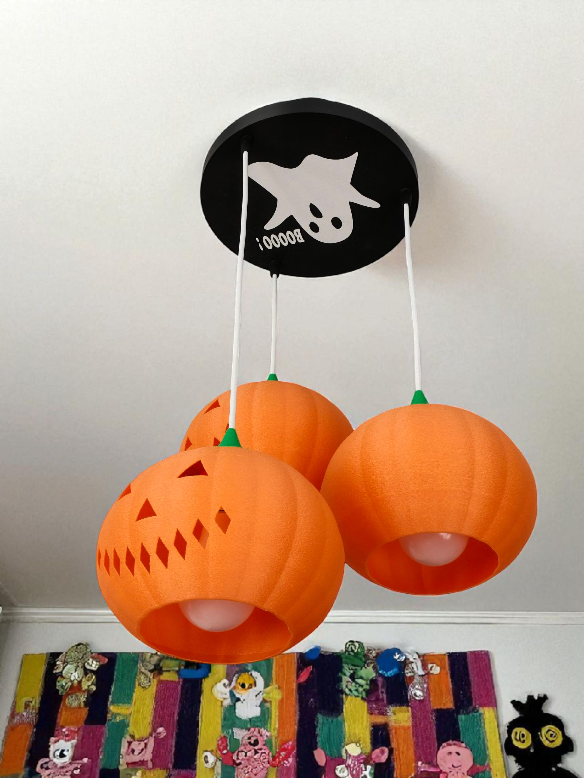 Bal Kabağı Gülen Yüz Çocuk Odası Avize