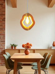 Bohem Beton Görünümlü Avize (Karamel)